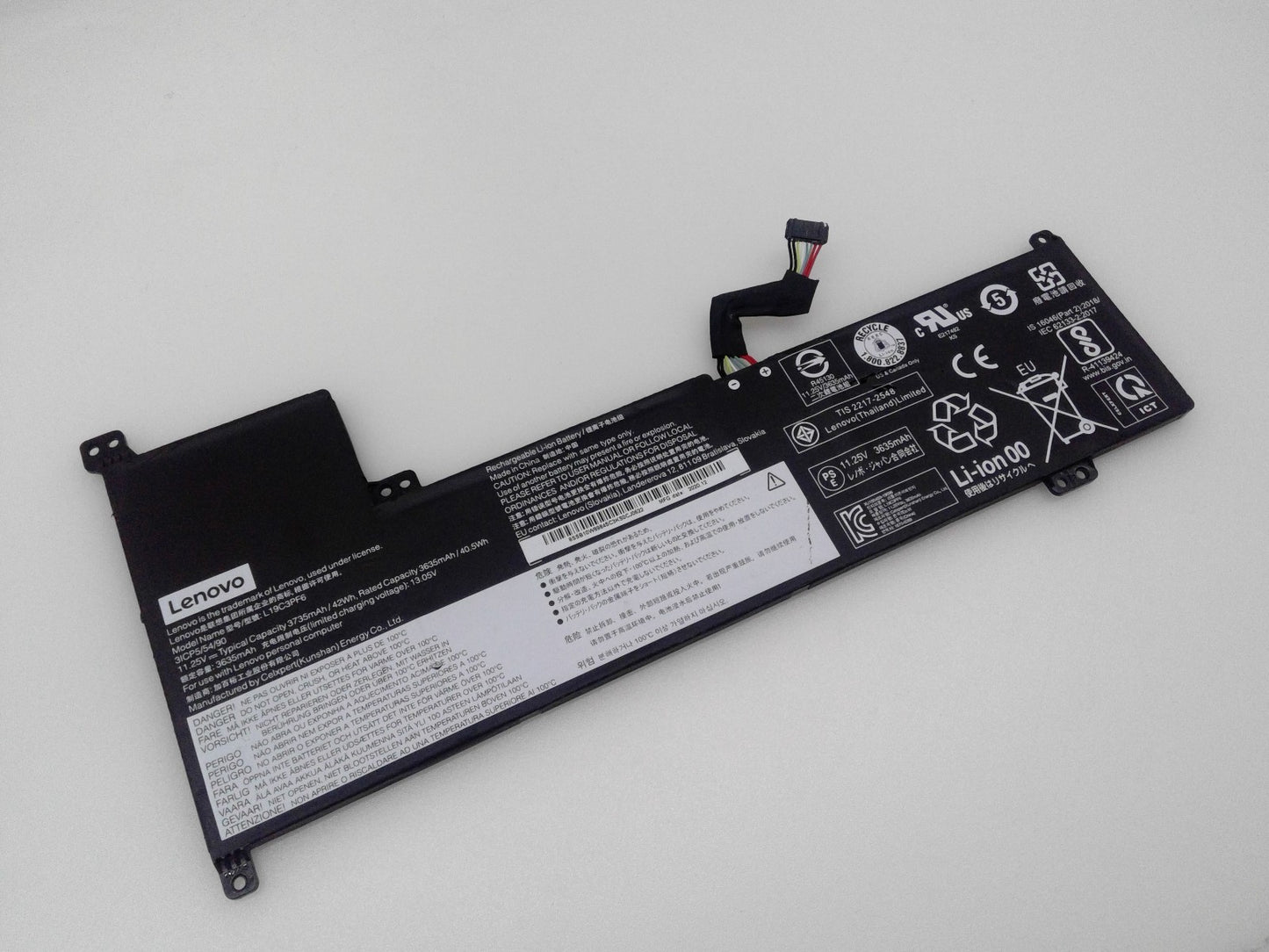 Genuine Lenovo L19C43PF6 IdeaPad 3-17IIL05 3-17DA05 3-17ARE05 Battery 11.25V 42W