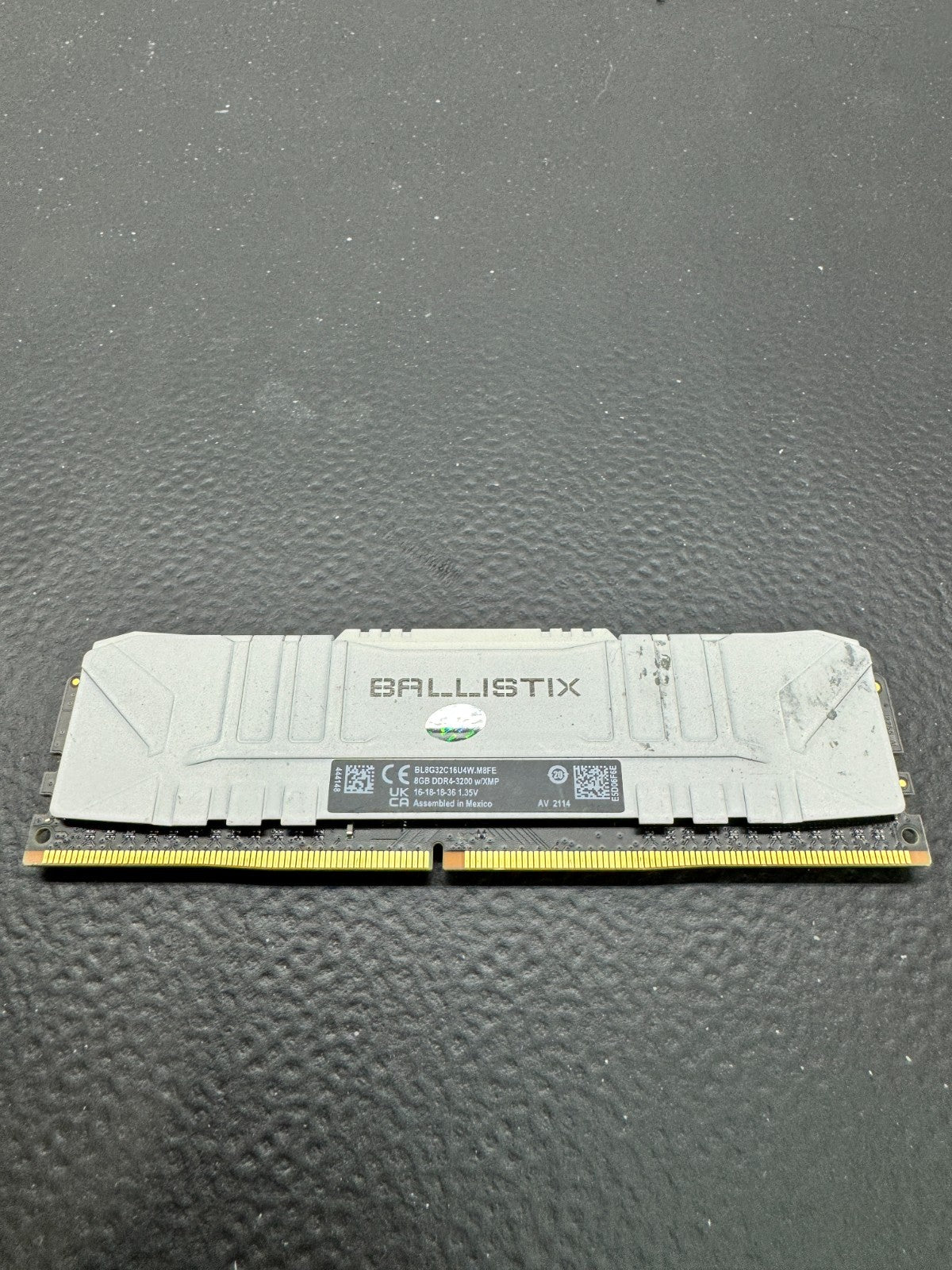 Crucial Ballistix 8GB (1x8GB) DDR4-3200MHz Desktop Memory BL8G32C16U4W.M8FE
