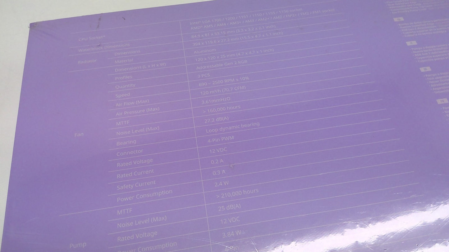 NEW Cooler Master MLX-D36M-A25PZ-R1 Masterliquid 360 Atmos AIO Liquid CPU Cooler