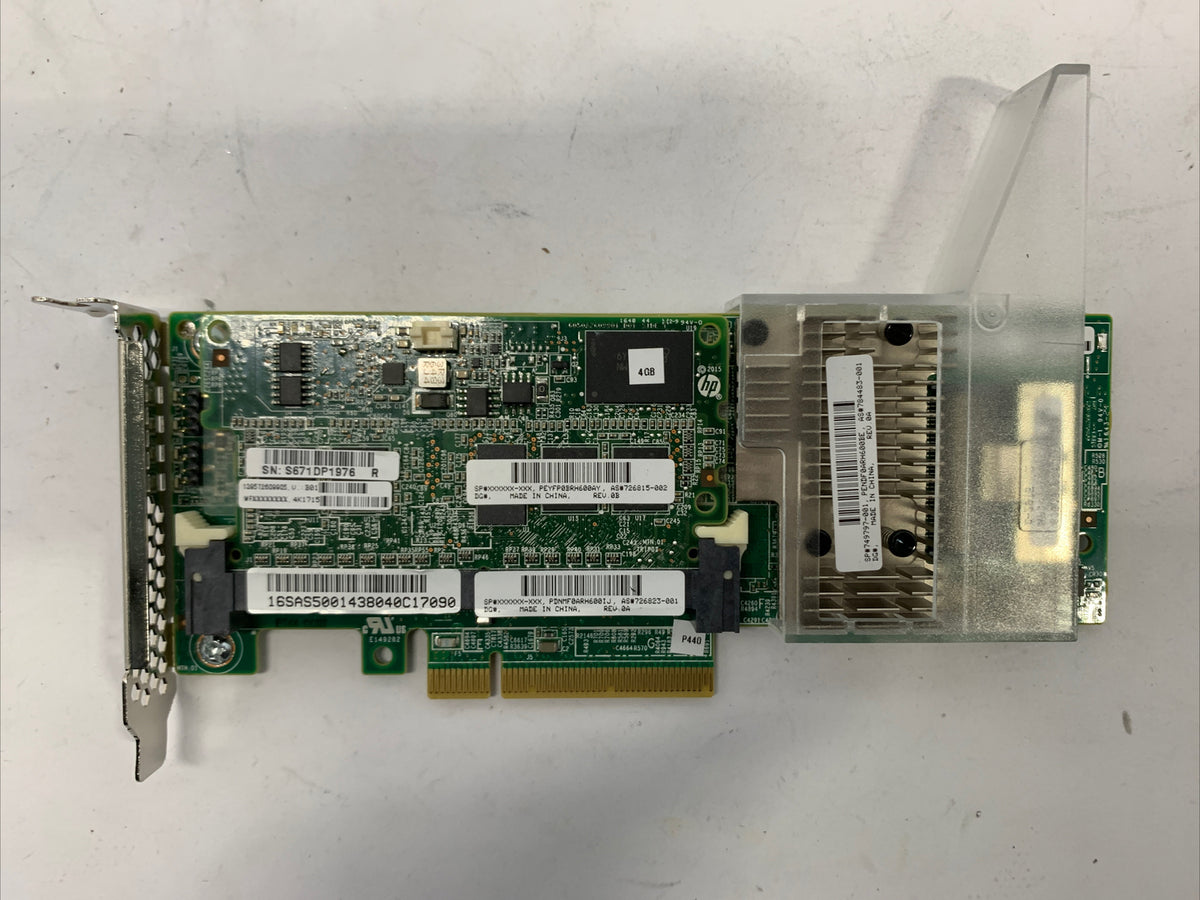 lotof 5 749797-001 HP Smart Array 12GB/s SAS Controller 726823-001 P440/4GB FBWC