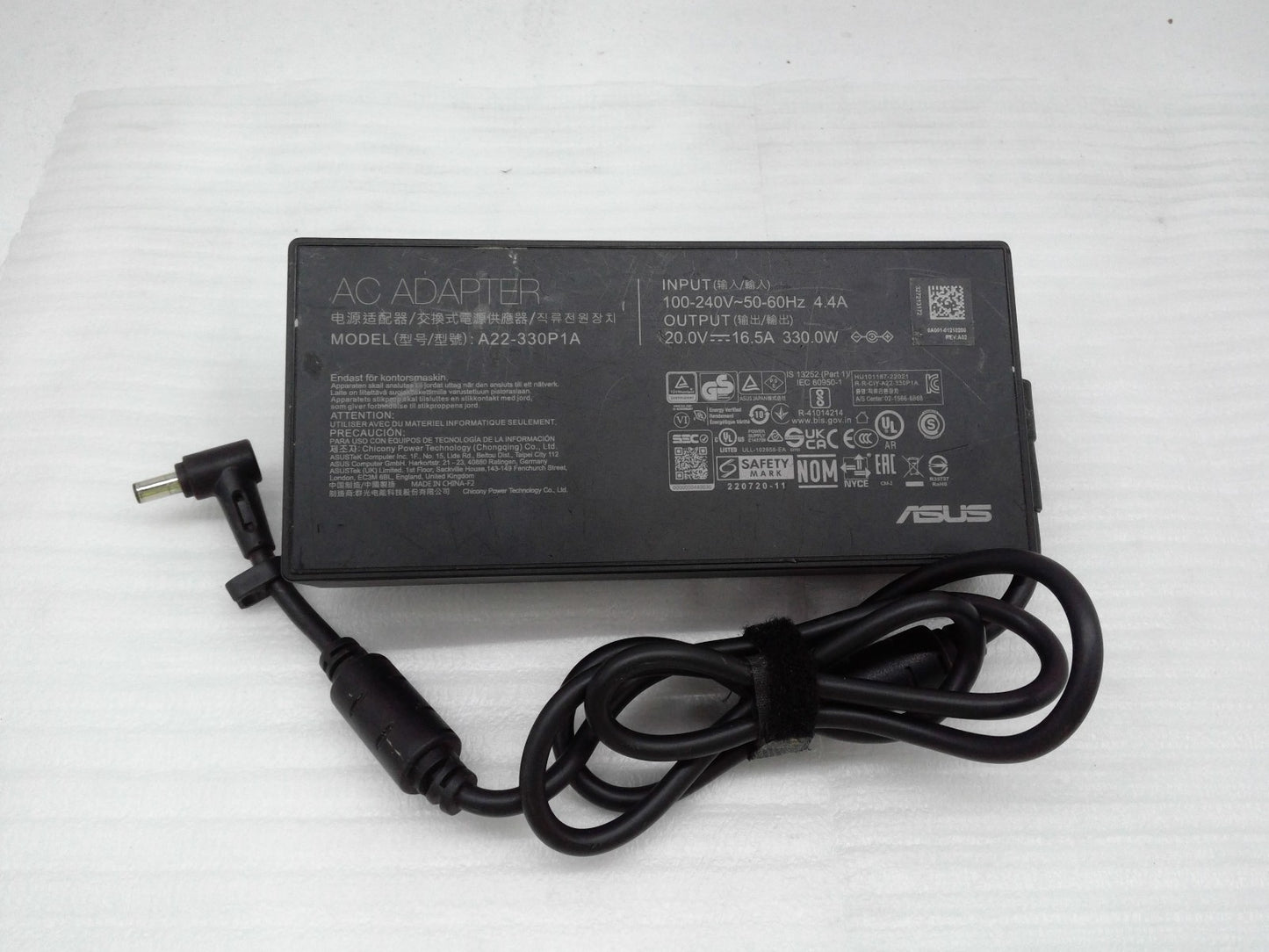 OEM 20V 16.5A 330W AC Adapter A22-330P1A ASUS ROG Strix G18 G814JZR-N6109X 6.0mm
