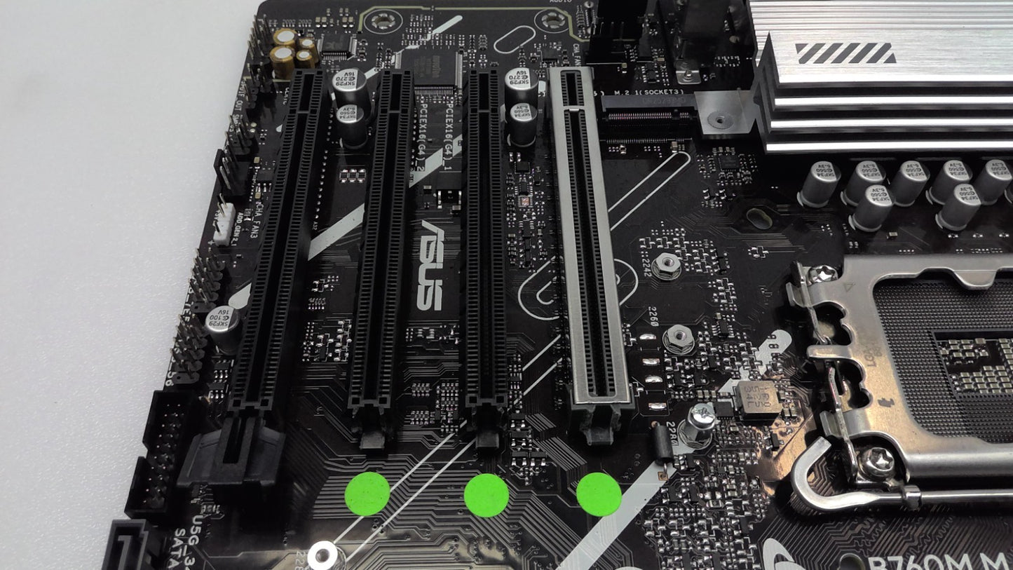 ASUS B760M MAX GAMING WIFI Motherboard DDR5 Intel LGA- 1851 *READ**