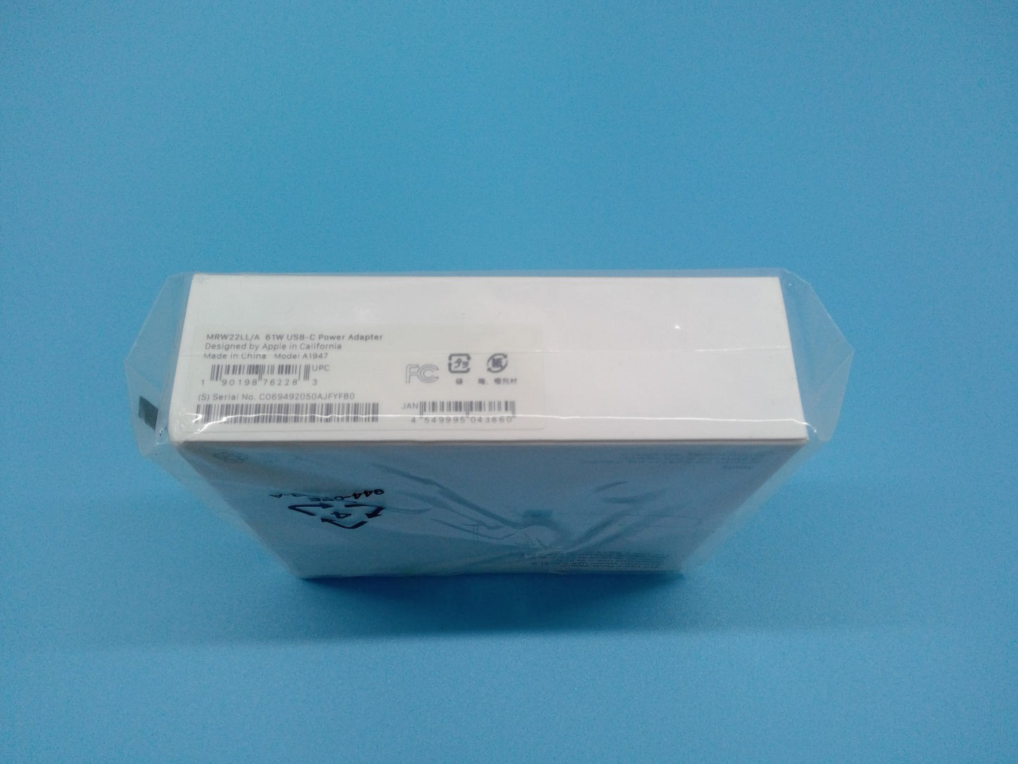 New/Sealed OEM Apple A1947 61W USB-C Power Adapter Wall Charger for MacBook Pro