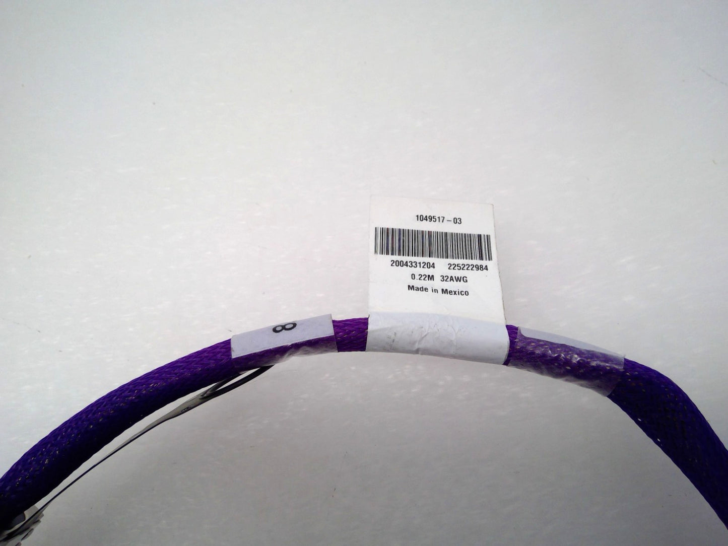 Molex 0.22m DAC High Speed PEIe CDFP x16 Connector Cable 32AWG 1049517-03 Purple