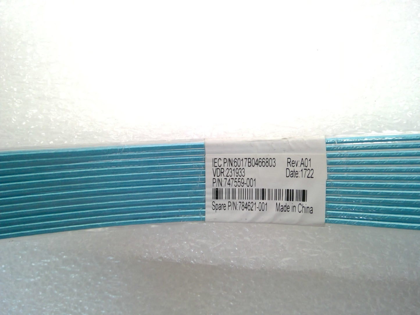 747559-001 784621-001 HP WIDE MINI SAS TO 2X MINI P840 SAS RIBBON CABLE DL380 G9