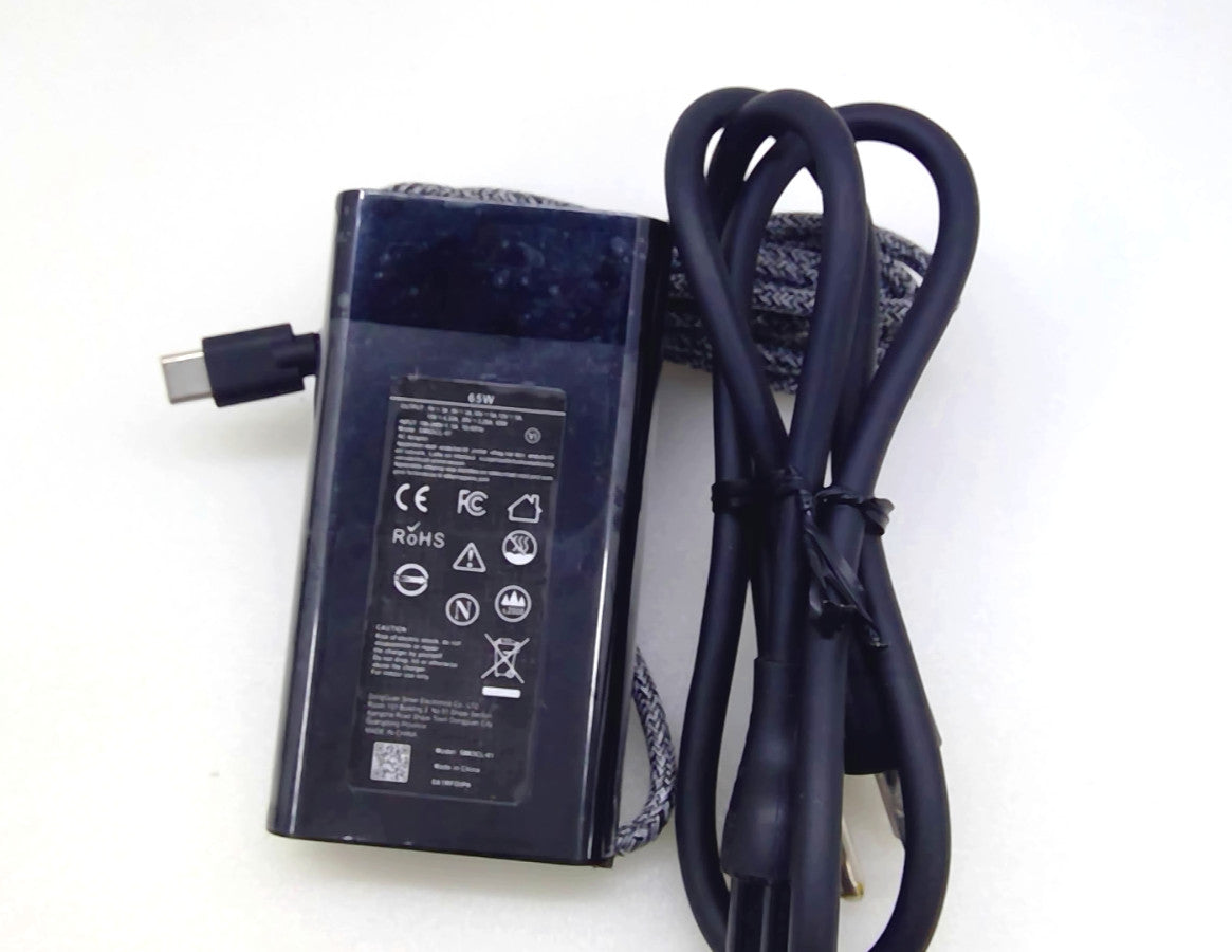 65W USB-C AC Power Adapter Charger SM65CL-01 for HP Laptop 20V 3.25A PD