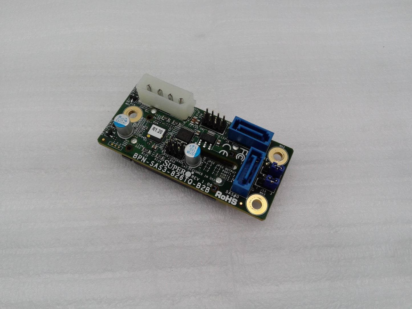 Supermicro BPN-SAS3-826TQ-B2B 2.5" Dual-Port 12Gbps SAS/SATA Backplane Board