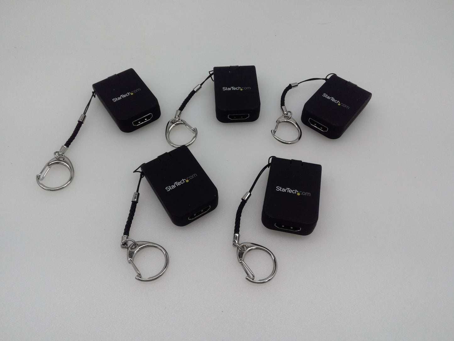 Lot Of  5 - StarTech CDP2HDFC USB-C to HDMI Keychain Adapter 4K VIDEO