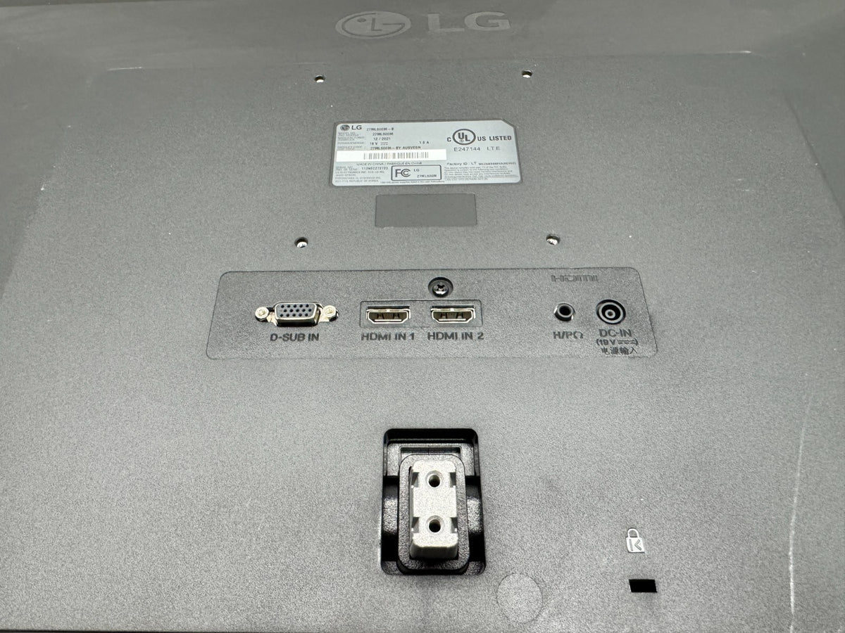 LG 27ML600M-B 1920 x 1080 Monitor HDMI VGA - No Stand - Tested  NOAC *READ*