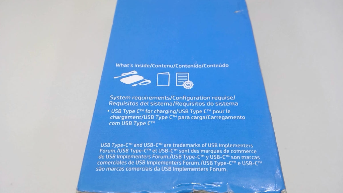 HP 65W USB-C Slim Travel Power Adapter 3PN48UT#ABA New Sealed