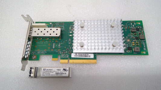 Dell QLogic QLE2690L-DEL Single Port 16GB/s SFP+ FC HBA P3T0T W/ 1x16Gb SFP