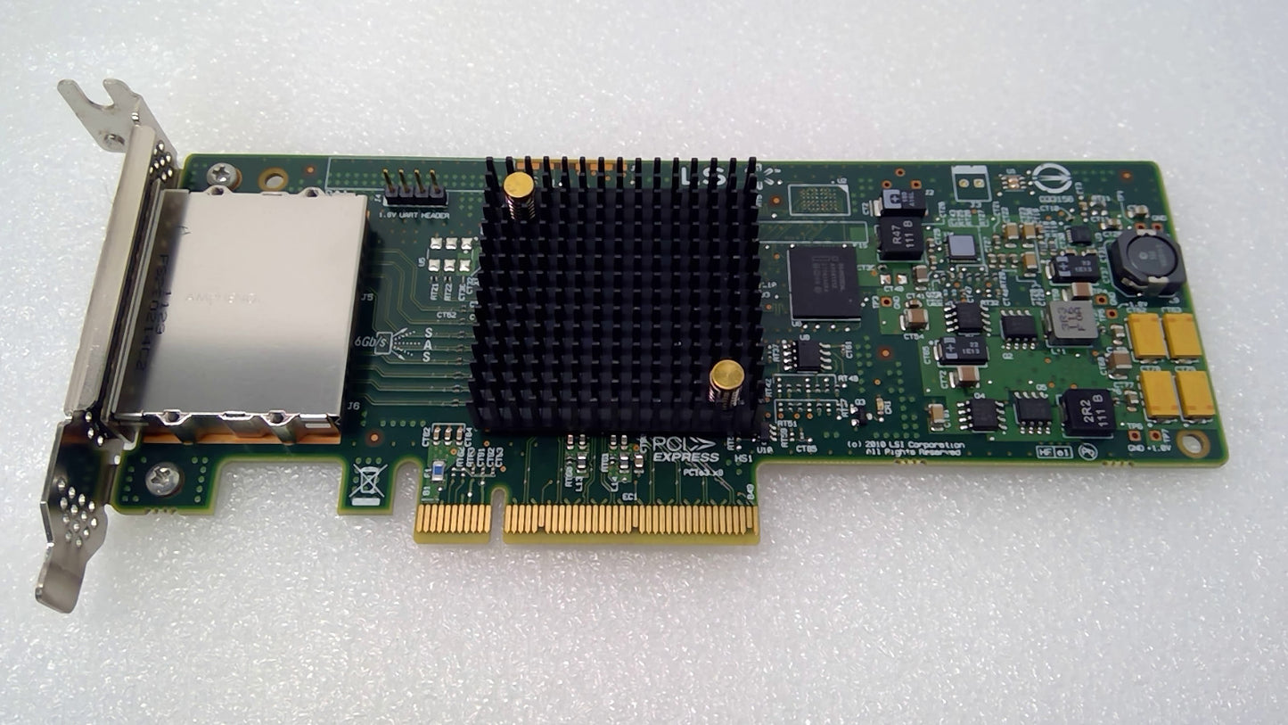 LSI SAS 9205-8e 6Gb/s 8-Port External SAS/SATA PCIe 2.0 HBA Controller Card LP