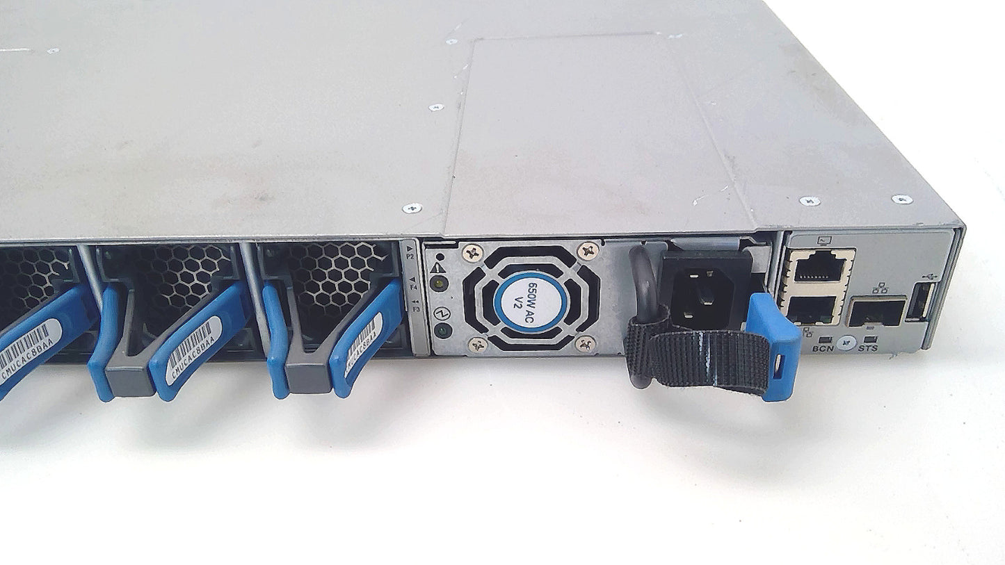 Cisco N9K-C93180YC-EX 48 Port Switch 2x PSU 4x Fans 6X 100Gb QSFP28 *Read*
