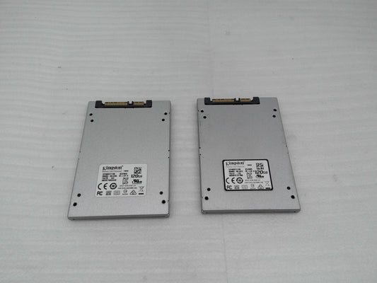 Lot of 2 Kingston 120GB SATA SSD 2.5" Solid State Drive SUV400S37/120G