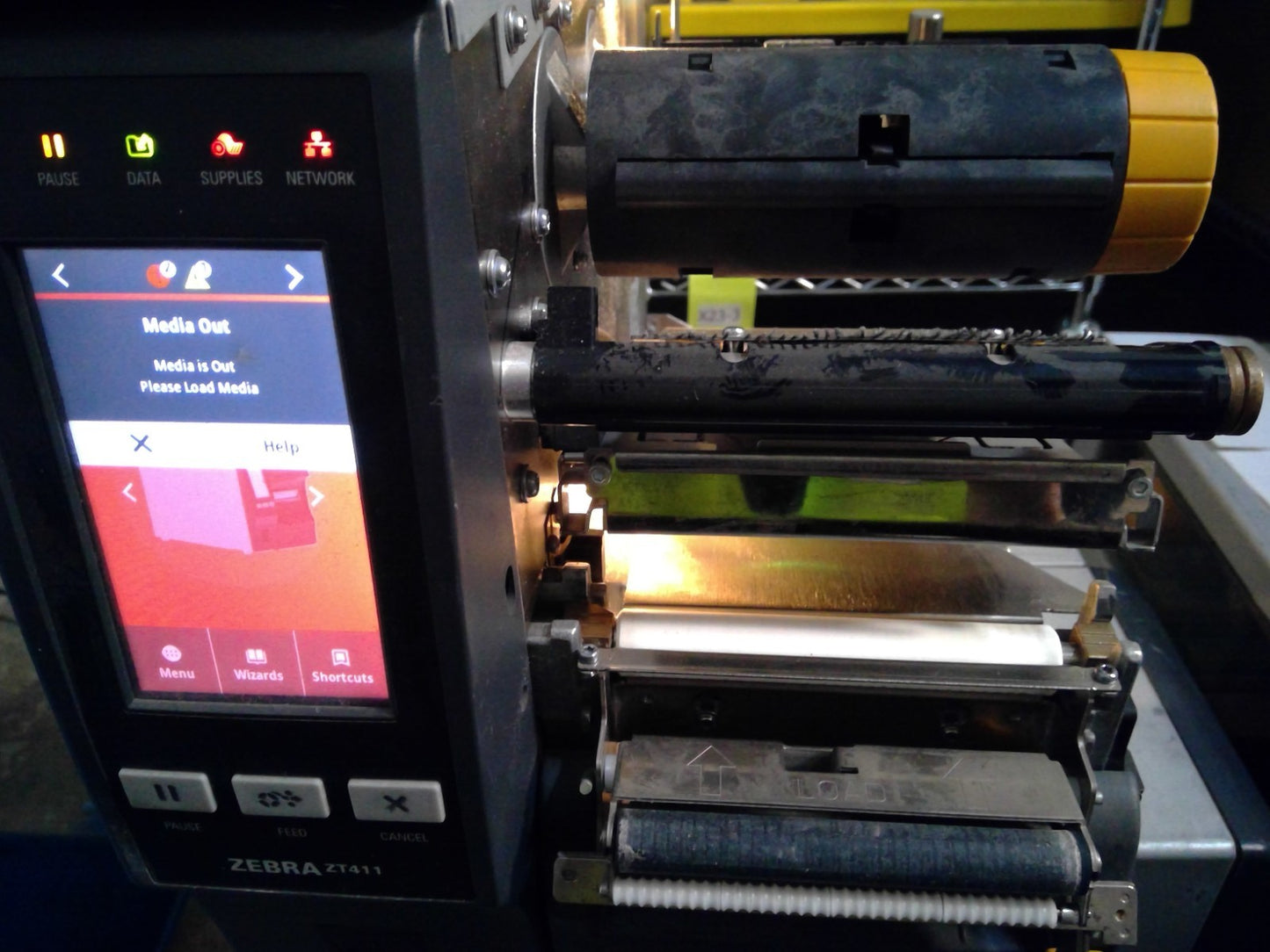 Zebra ZT411 Thermal Transfer & Direct Label Printer W/ Peeler *Read details*