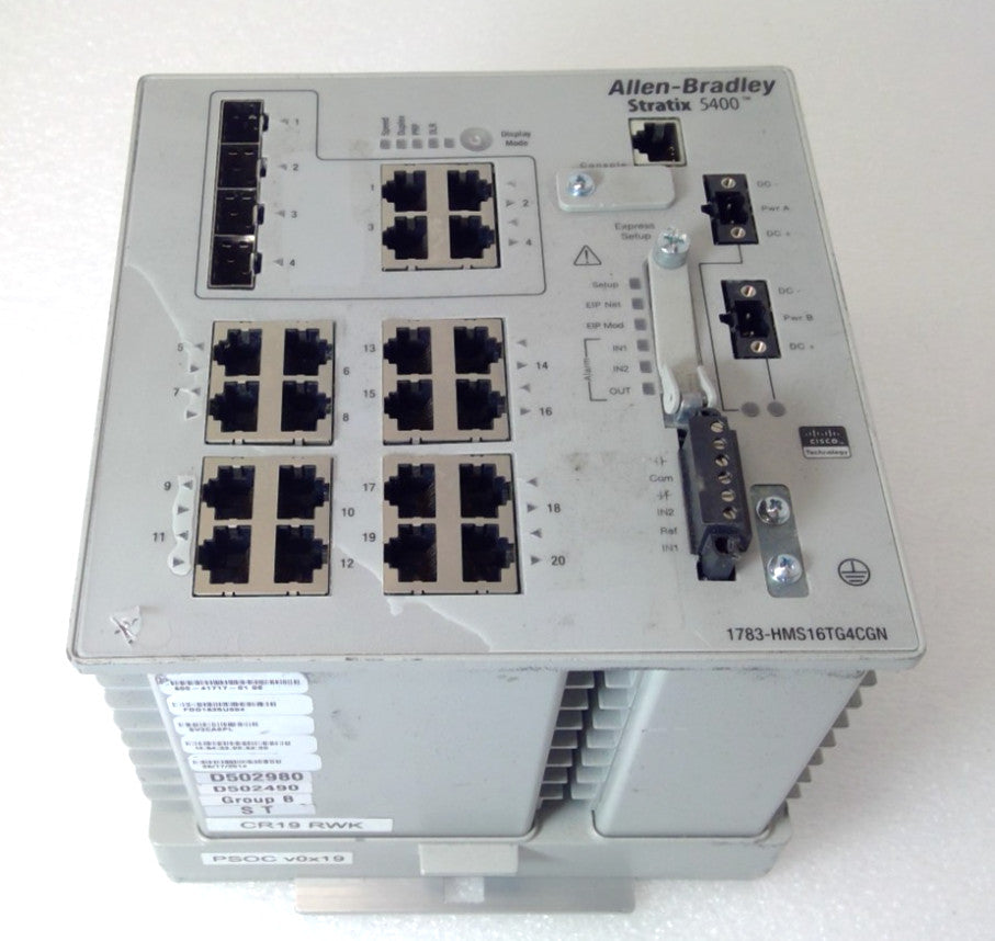 *Read* Allen-Bradley Stratix 5400 Managed Switch 1783-HMS16TG4CGN Series A