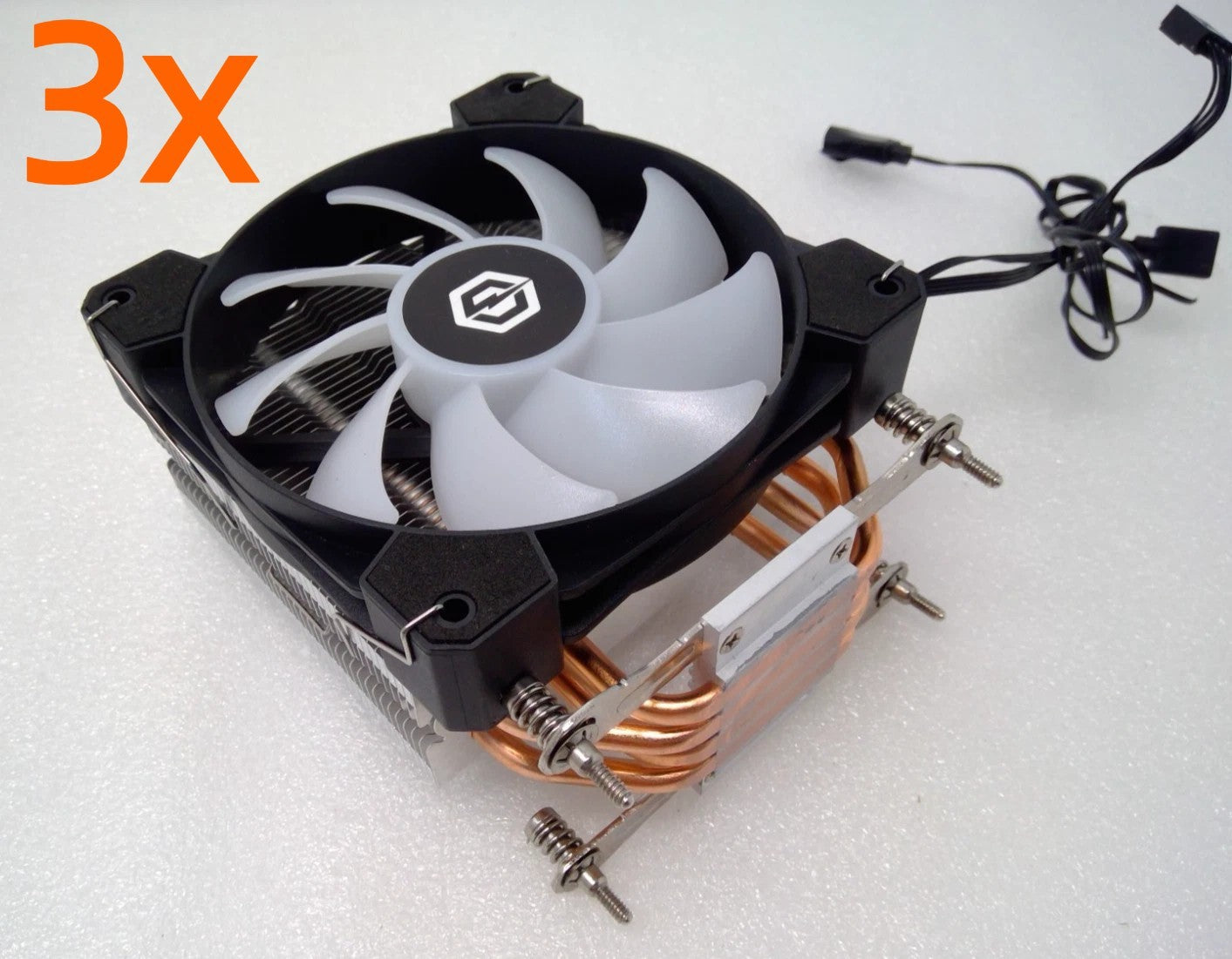 Lot of 3 CyberPowerPC CPU Cooler Heatsink Fan AM5 AM4
