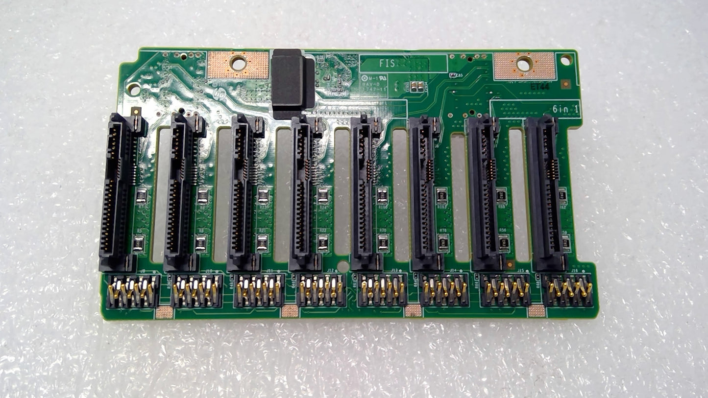 HP ProLiant DL380 Gen10 8-Bay 2.5" SAS/SATA Hard Drive Backplane P/N: 832305-002