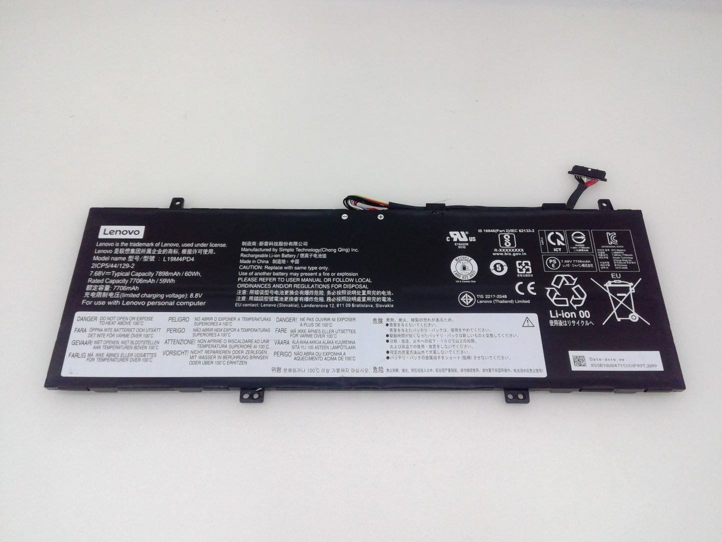 Original  Lenovo L19M4PD4 L19C4PD4 OEM Battery for IdeaPad FLEX  5G-14Q8CX