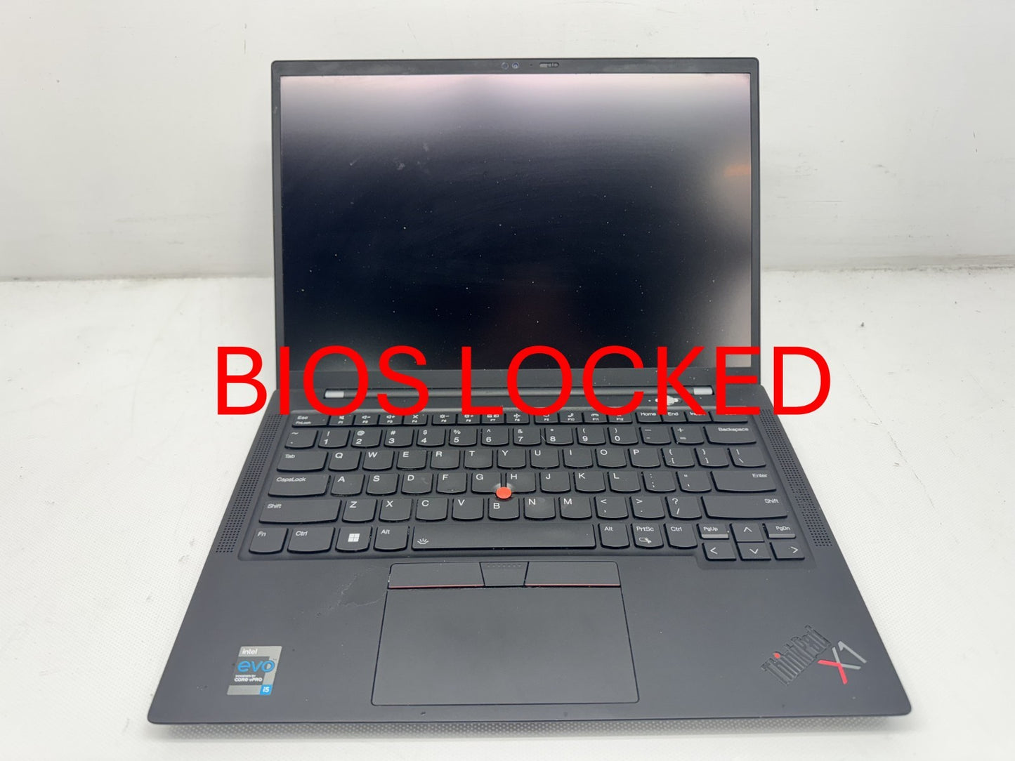 Lenovo ThinkPad X1 Carbon Gen 9 i5-1145G7@2.6GHz 16G RAM No SSD Locked*Read*