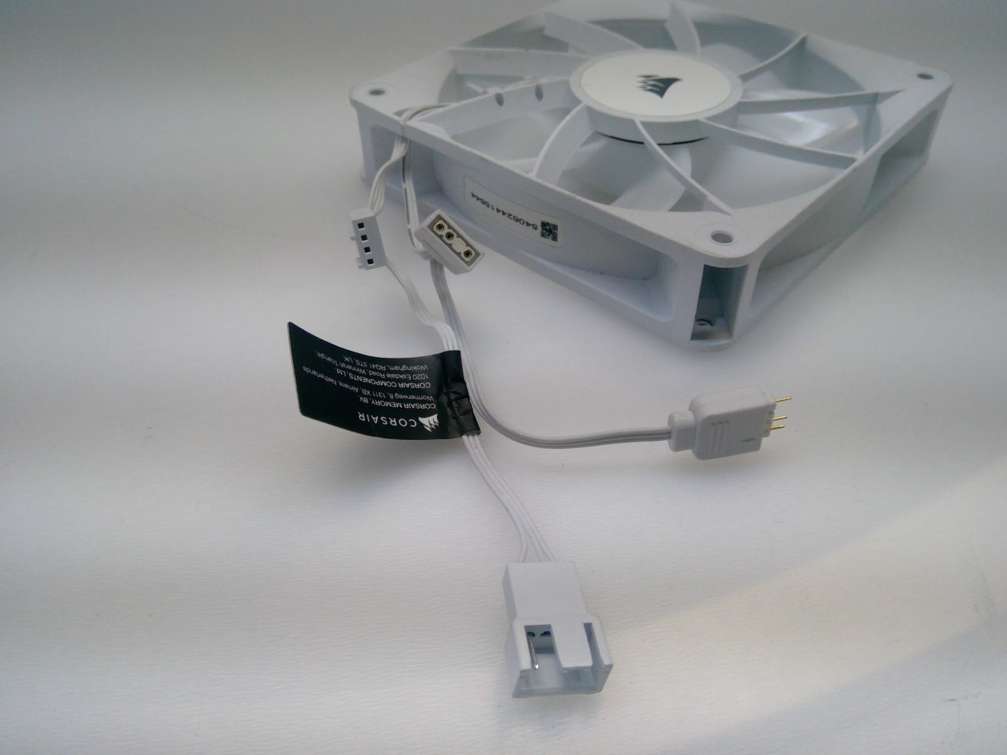 CORSAIR RS120 ARGB 120mm PWM Fan 12V 0.4A ‎RWF0113 White