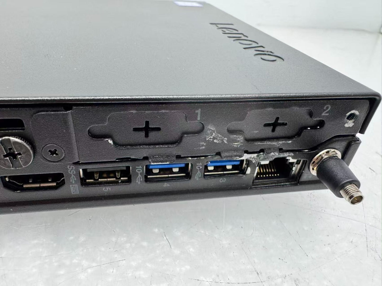 Lenovo ThinkCentre M720q Mini Intel i3-8100T@3.1GHz 16GB RAM 256G SSD Wi-Fi READ