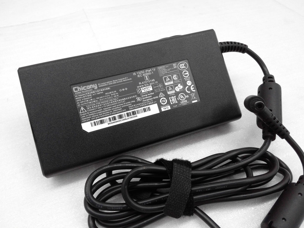 Genuine Slim For Sager NP8962 RTX2070 Chicony 19.5V9.23A A17-180P4A 180W Charger