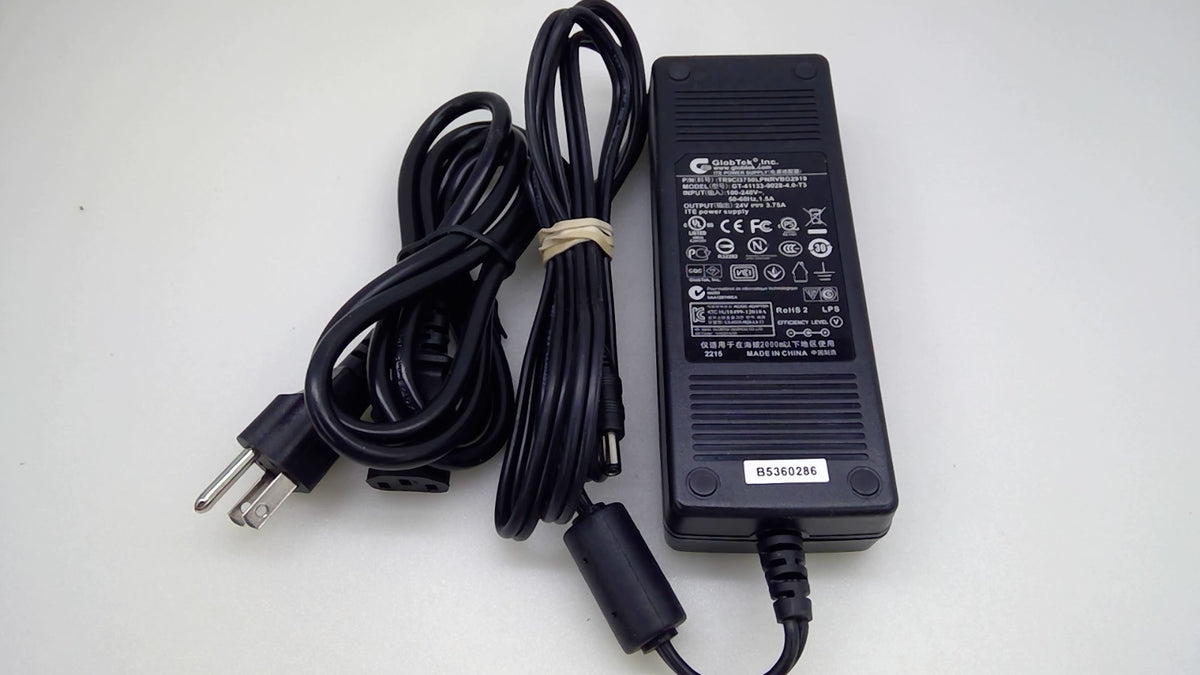 GlobTek 90W AC Adapter GT-41133-9028-4.0-T3 24V 3.75A 5.5x2.5mm