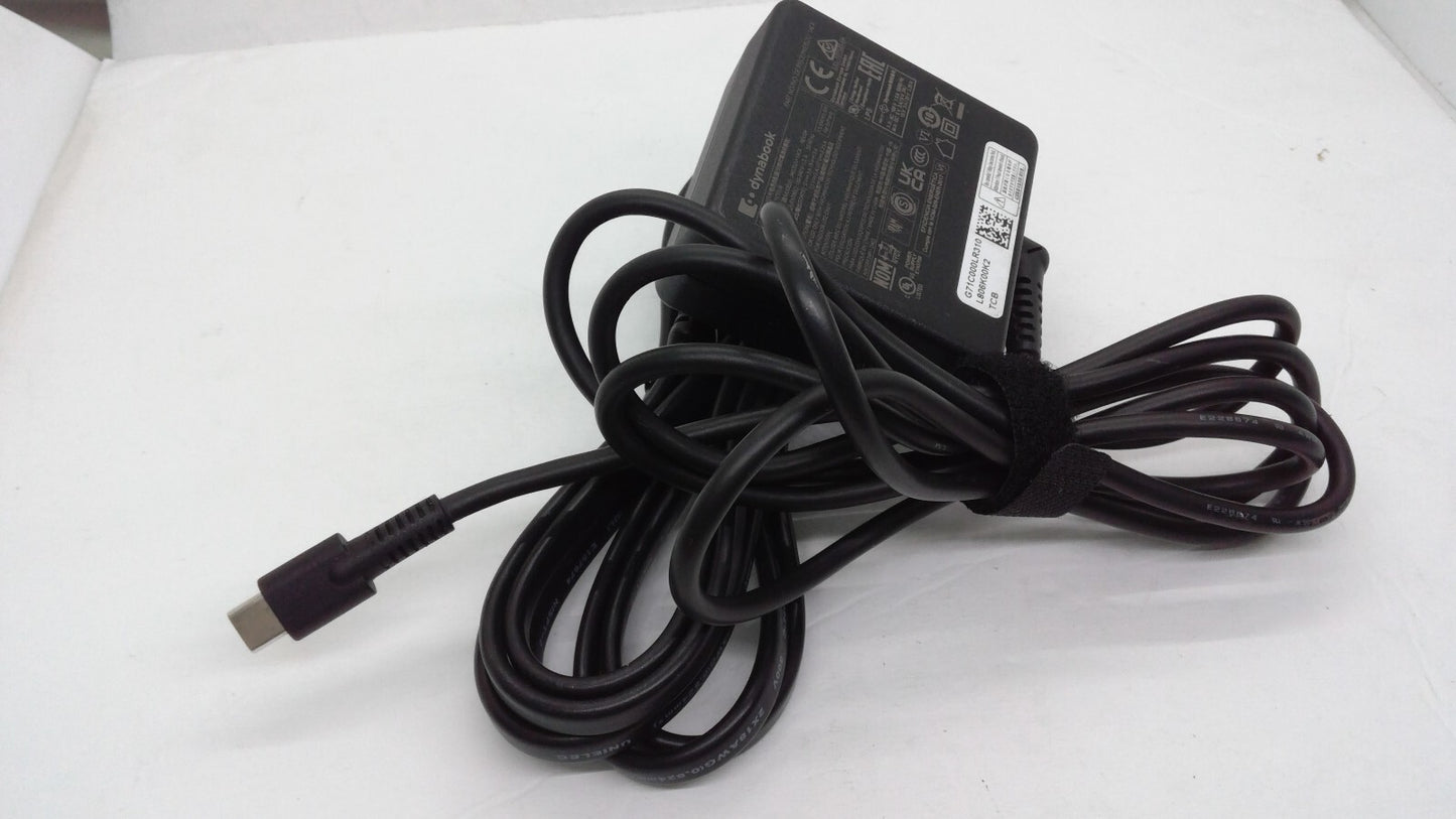 Toshiba Dynabook 65W USB-C AC Adapter PA5352U-1ACA PA5279E-1AC3 Charger