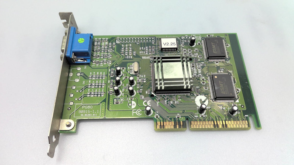 Vintage AOpen PG80 AGP 3.3V VGA Video Card P/N 90.05210.694 90915-1.1
