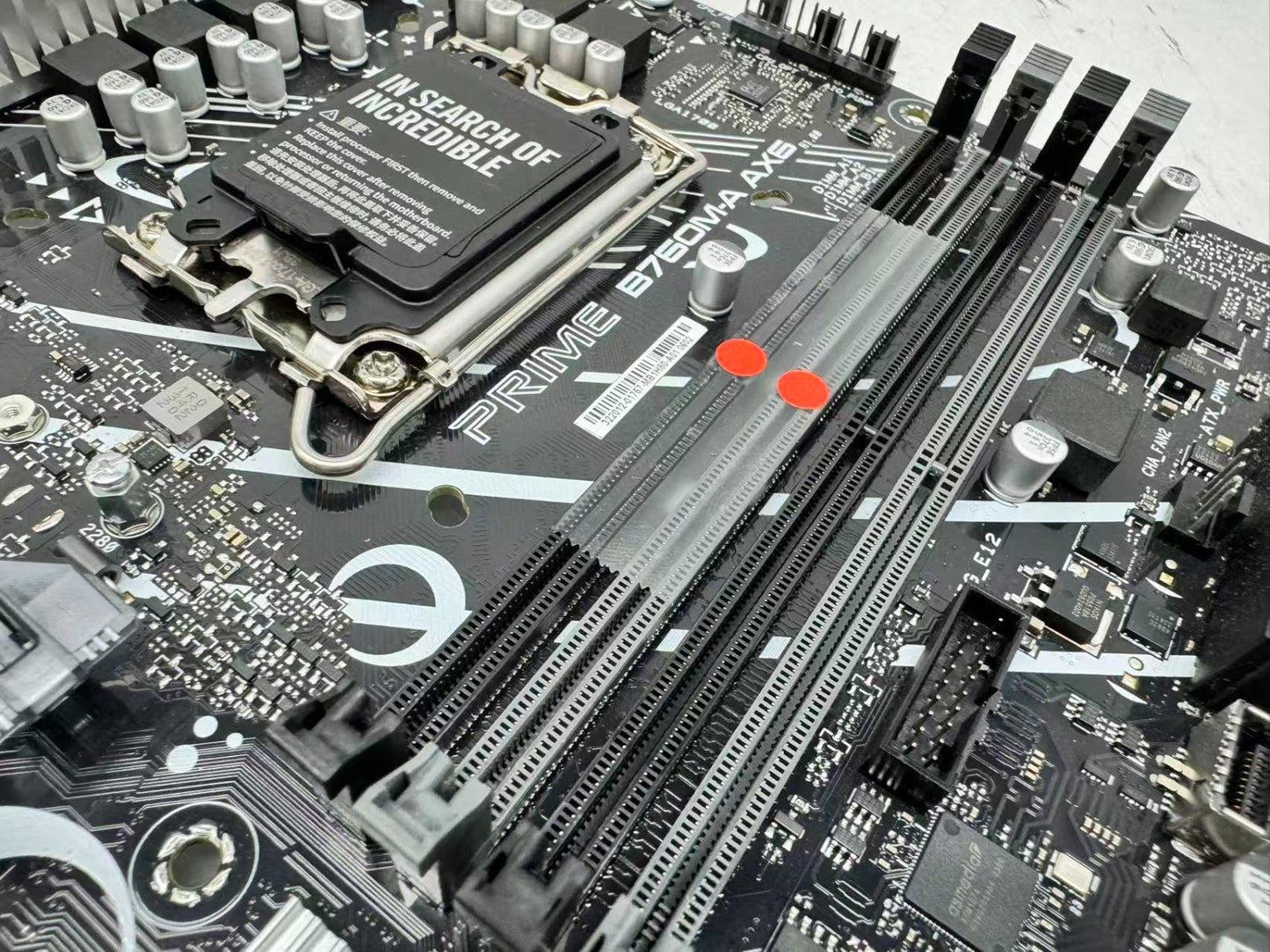 ASUS PRIME B760M-A AX 6 LGA 1700 Micro ATX motherboard *READ*