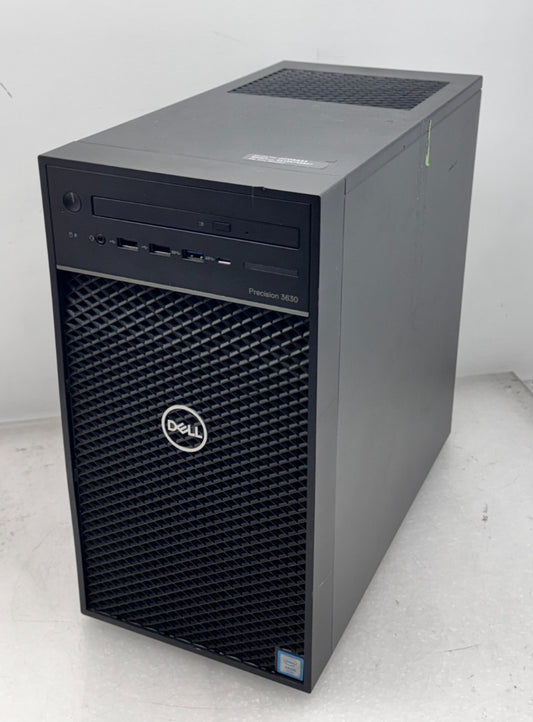 Dell Precision 3630 Tower intel Xeon E-2224G@3.5G 16GB RAM 256 SSD *READ*