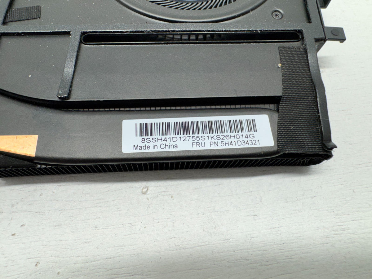 Lenovo P1 Gen 4 Heatsink 5H41D34321 with fan