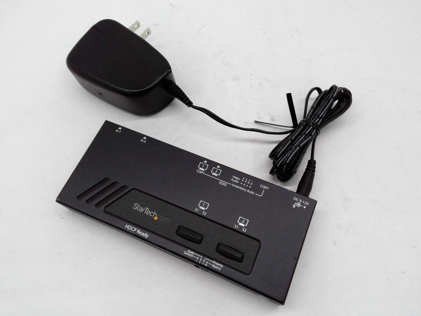 StarTech 2 Port HDMI Switch Automatic Priority Switching VS222HDQ CDE9E30225