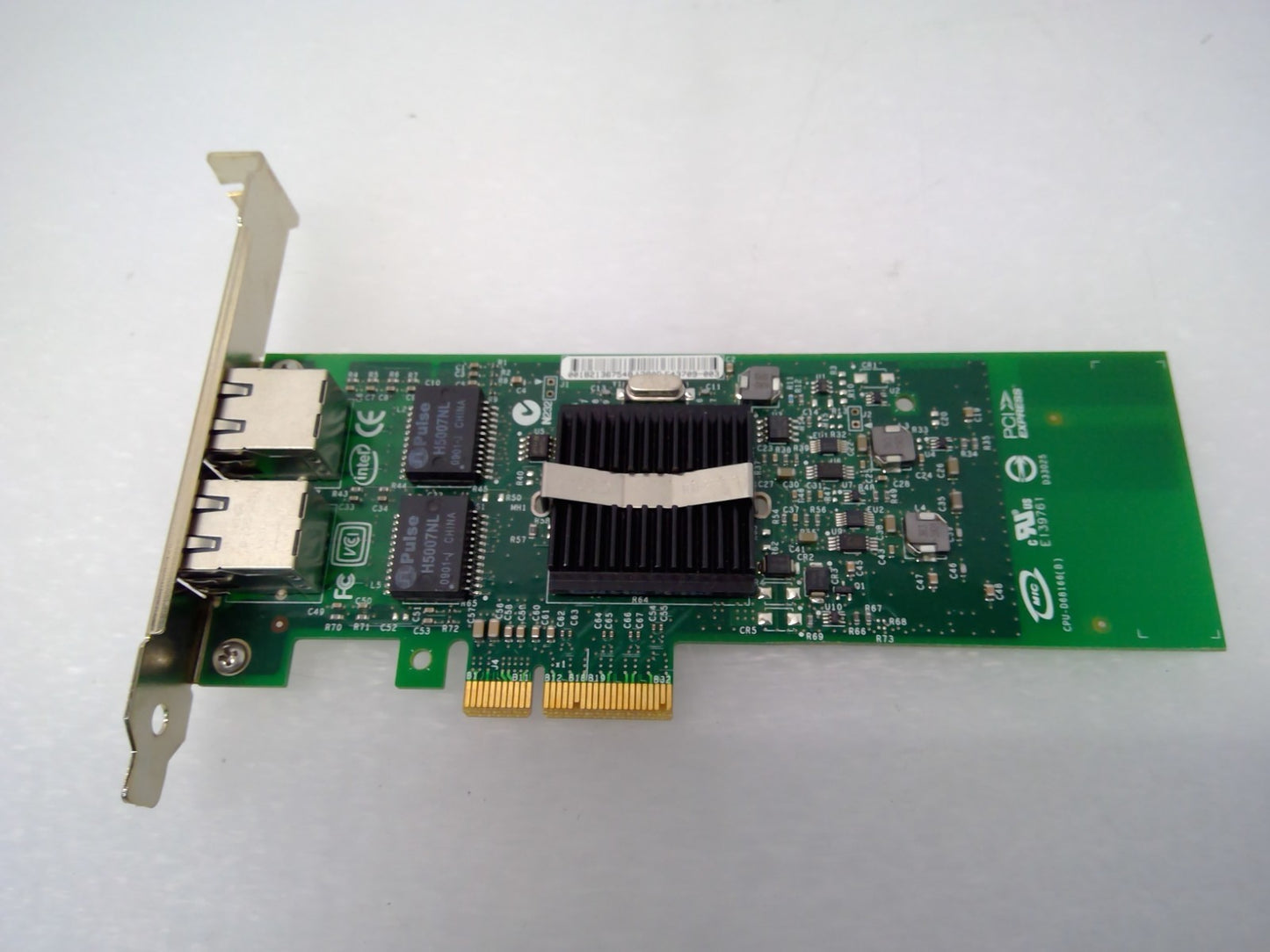 Intel E1G42ETBLK Gigabit ET Dual Port PCI-E Adapter with High profile bracket