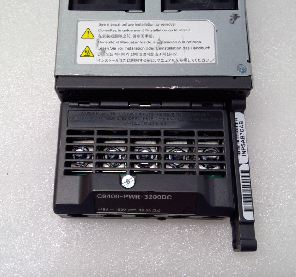 Cisco C9400-PWR-3200DC Catalyst 9400 Series 3200W DC Power Supply