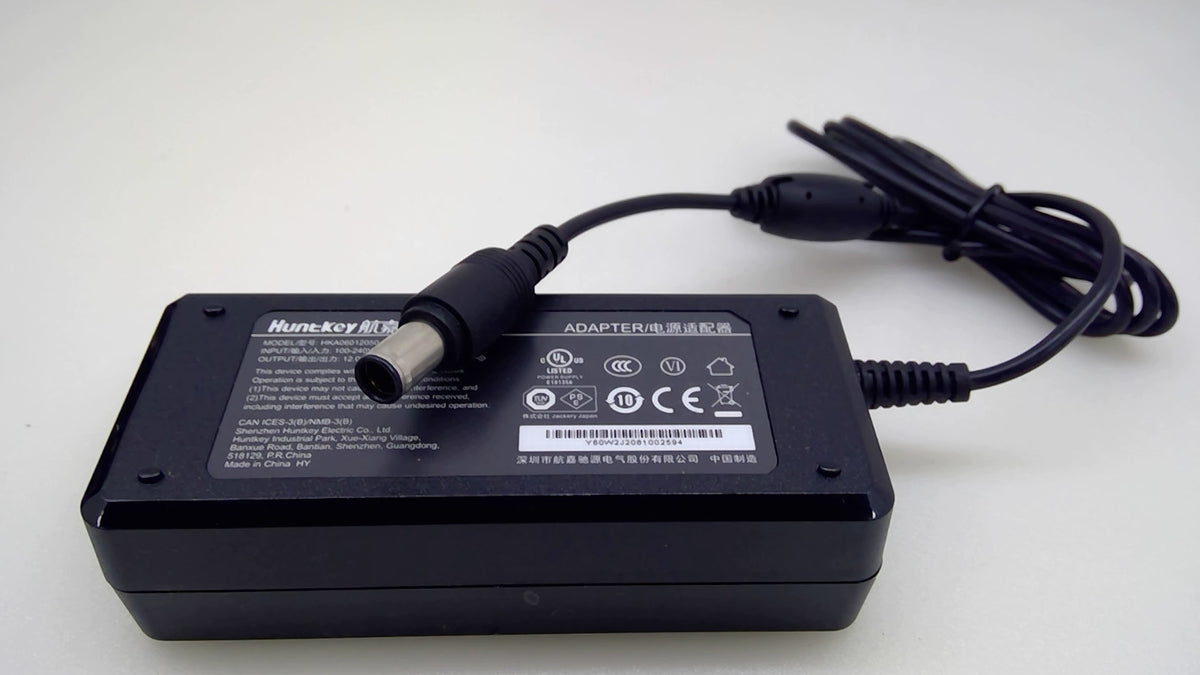 Huntkey HKA06012050-7F 12V 5A 60W 8.0x5.5mm Adapter for AOC Lenovo