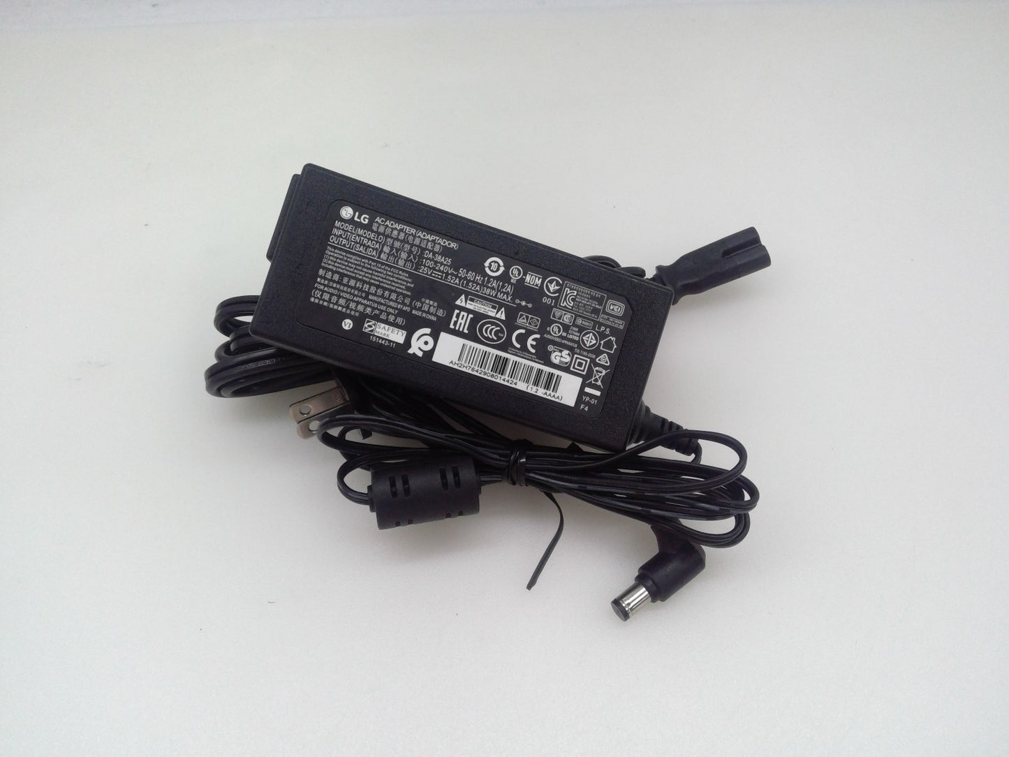 OEM LG 25V 1.52A DA-38A25  Power Adapter Charger for LG SN6Y Wireless Sound Bar