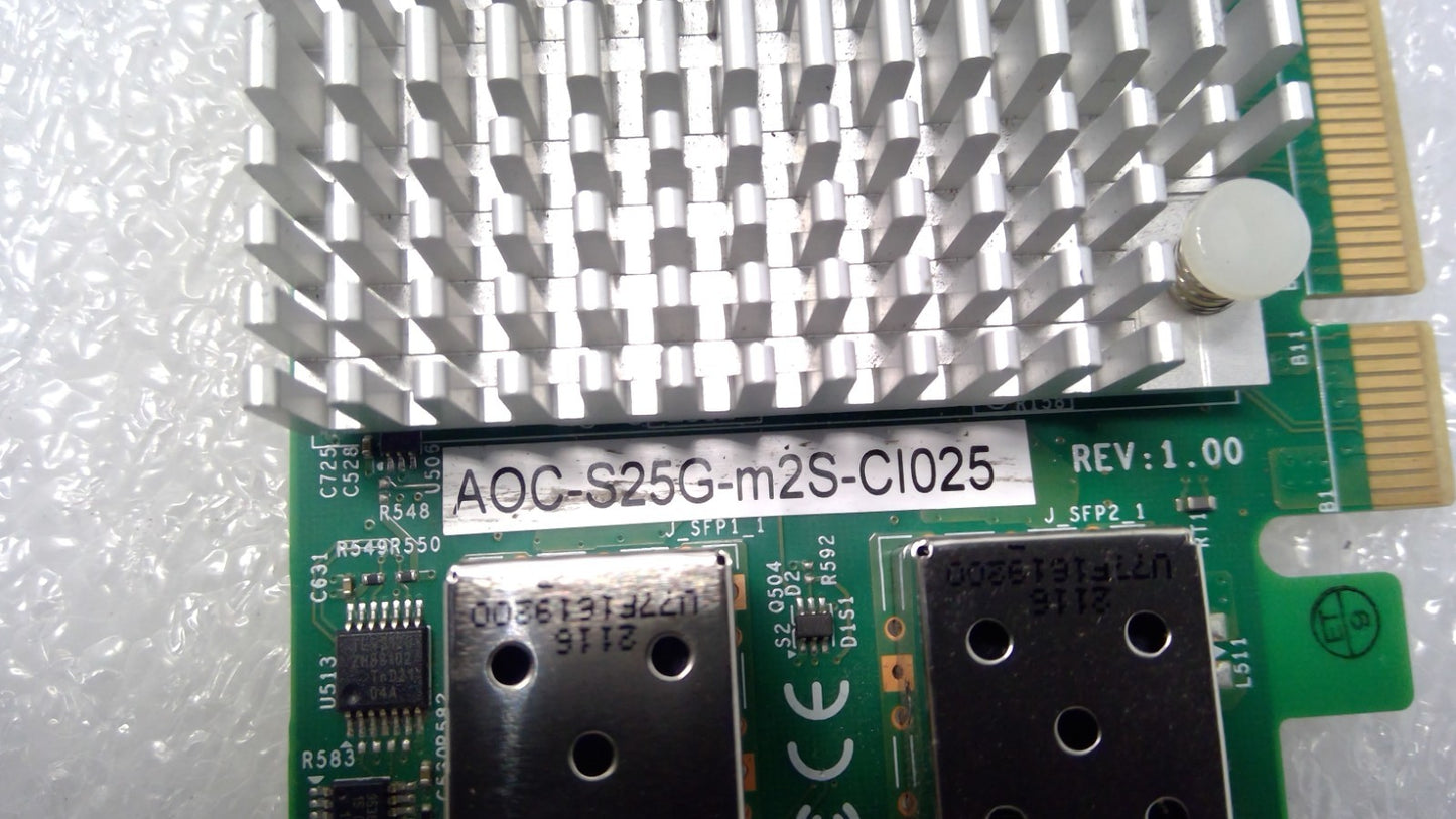 Supermicro AOC-S25G-m2S-CI025 Mellanox Connect-X LX EN 25Gb  Network Adapter