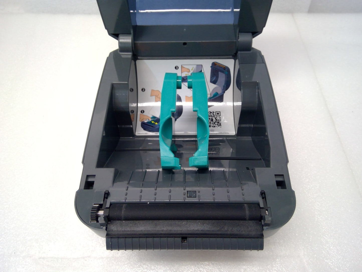 ZEBRA GK420D USB Direct Thermal Label Printer GK42-202221-000 W/Dispenser Peeler