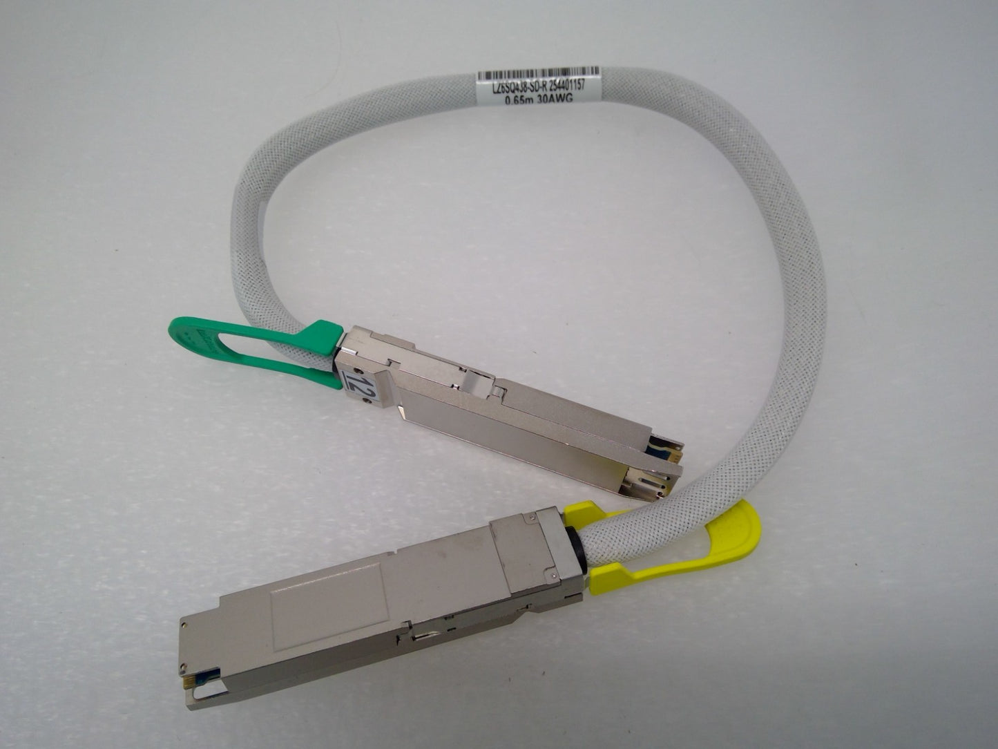 Luxshare 800G OSFP TO OSFP DAC Cable 0.65m 30AWG LZ6SQ438-SD-R 1197424-01