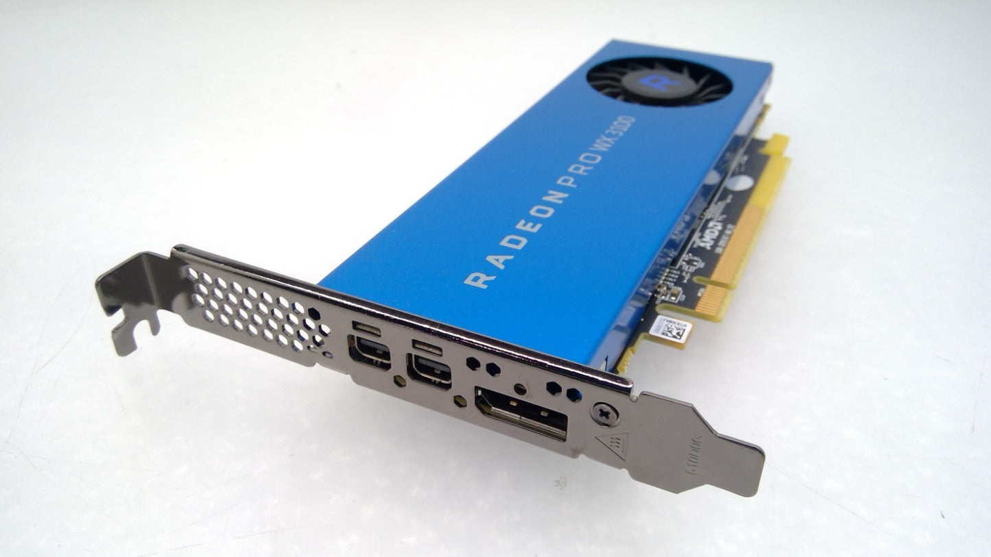 HP L08434-001 AMD Radeon Pro WX 3100 4GB Mini/Standard DP Video Graphics Card