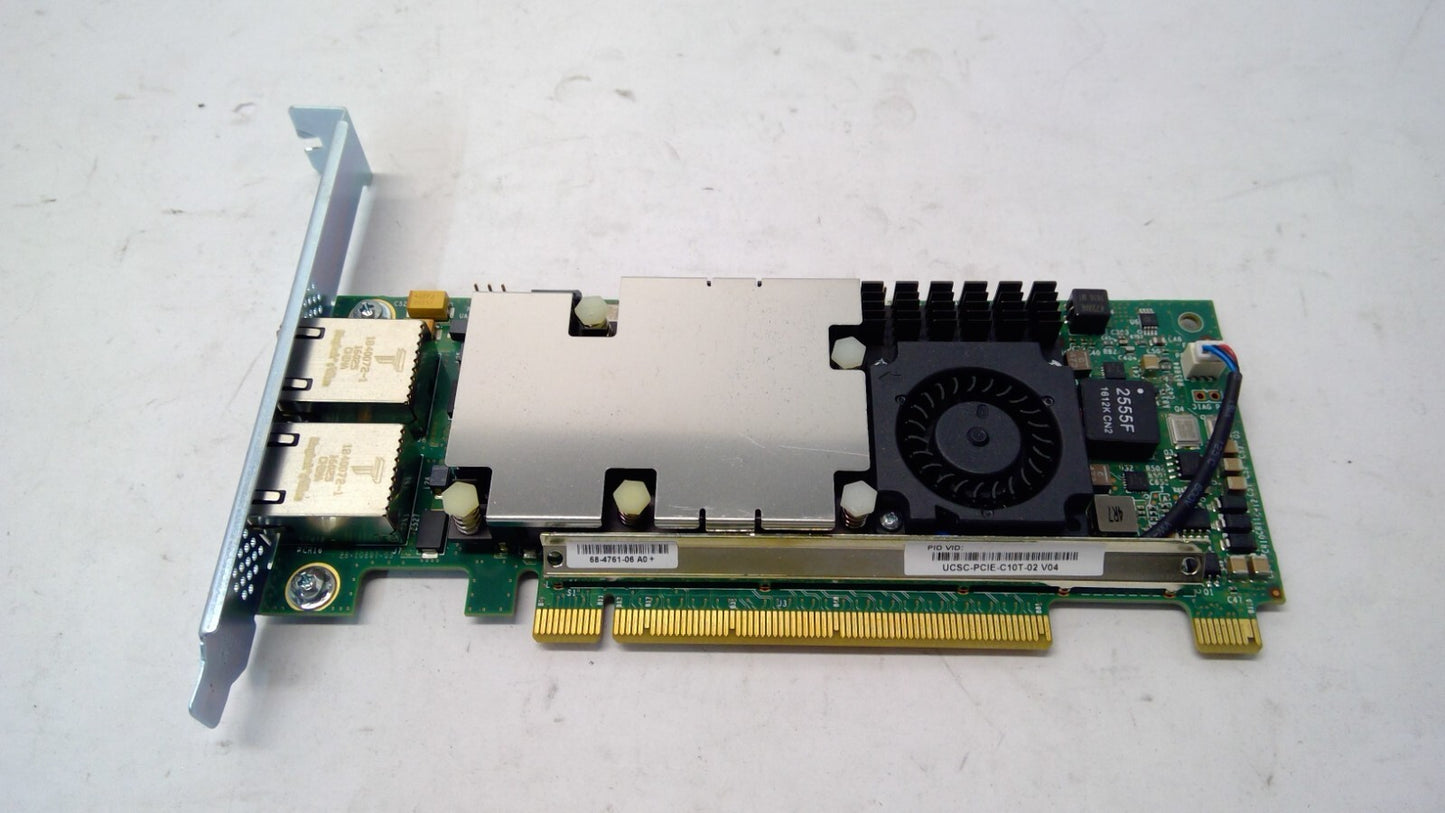 Cisco UCSC-PCIE-C10T-02 VIC 1225T Dual Port Adapter High Profile 68-4761-06