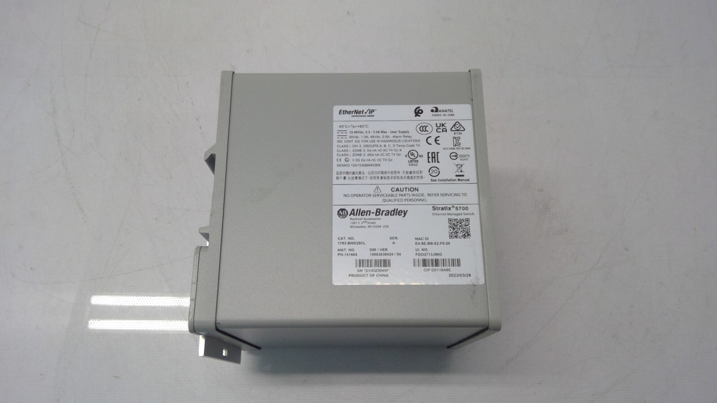 Allen-Bradley 1783-BMS20CL Stratix 5700 Managed Ethernet Switch