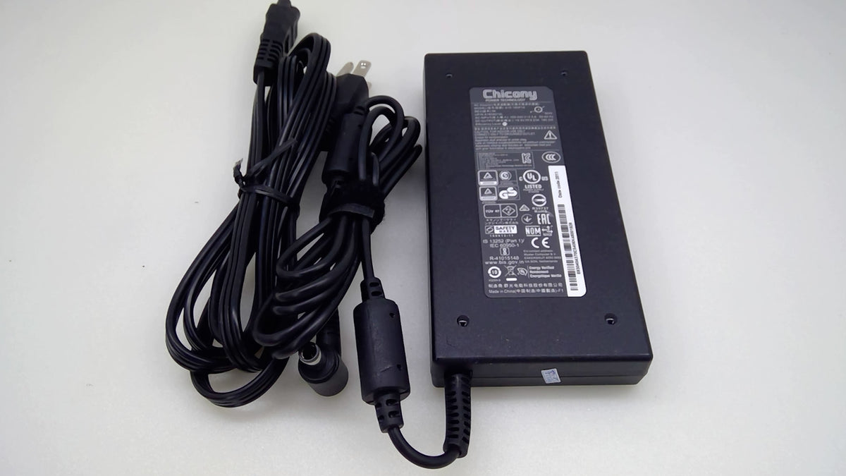 Genuine Chicony A15-180P1A 180W 19.5V 9.23A AC Adapter A180A012L 7.5x5.0mm