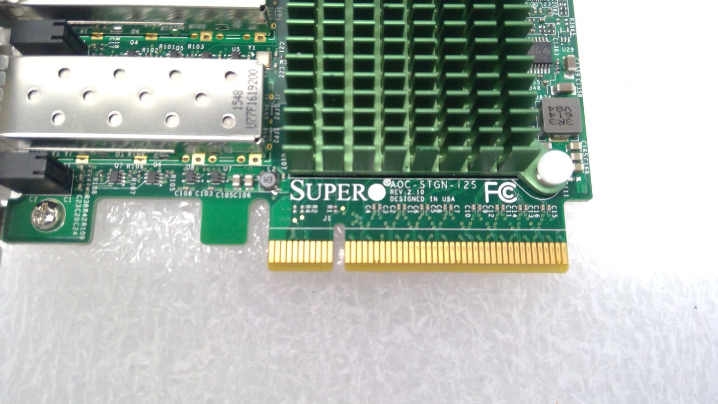 Supermicro AOC-STGN-I2S REV 2.10 10GbE SFP+ Dual Port Network Card Intel 82599
