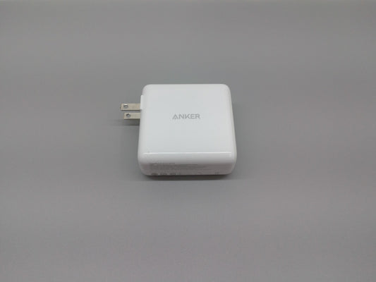 Anker A2037 Mac Book Pro Charger 100W Fast Charger 2 Port Power Adapter - WHITE