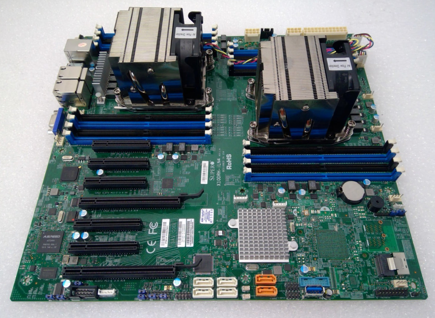 Supermicro X10DRH-iLN4 DDR4 2x Xeon E5-2620V4 2.1GHz E-ATX Motherboard