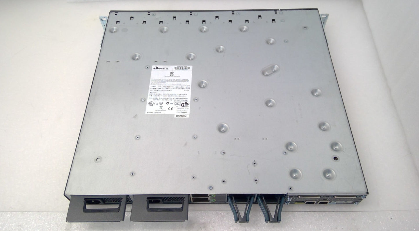 Cisco WS-C3750X-48T-S 48 Port Gigabit Switch w/C3KX-NM-1G Module 2PSU 2FAN