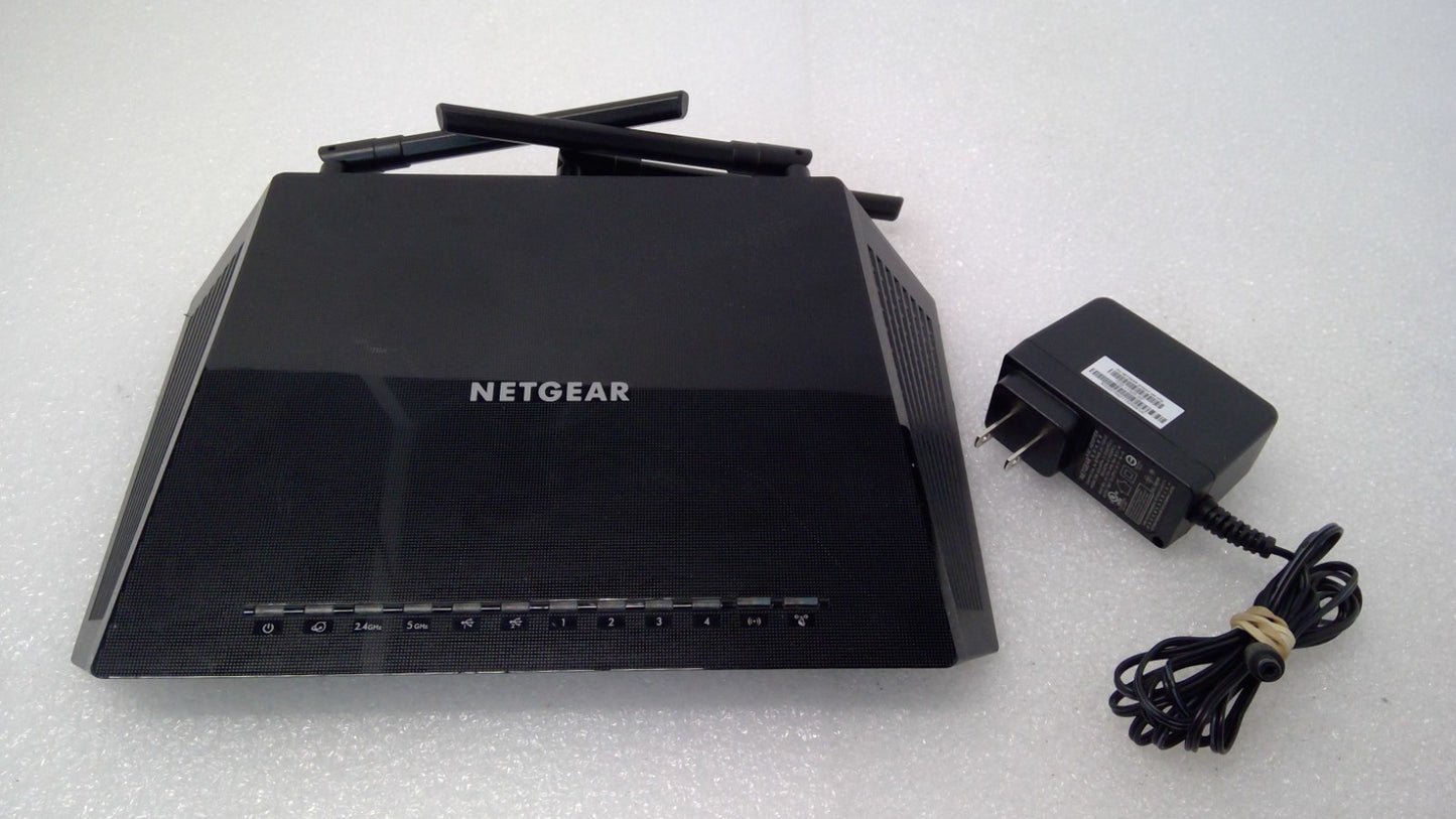 NETGEAR AC1750 Smart WiFi Router Black Model R6400v2 With AC